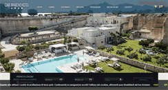 Desktop Screenshot of cavebianchehotel.it